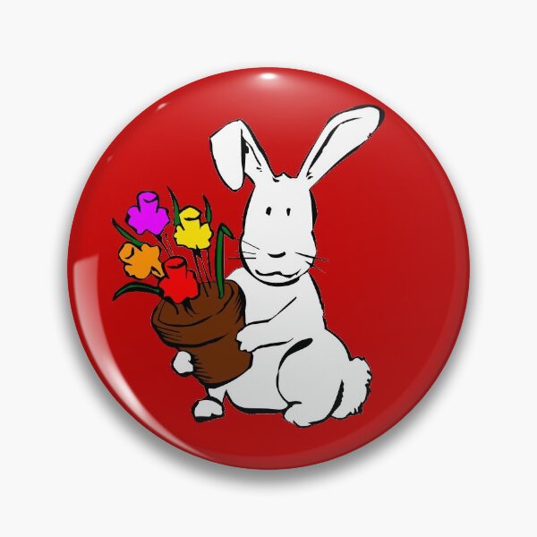 Item preview, Easter Bunny Flowers Design designed and sold by Pikmi.