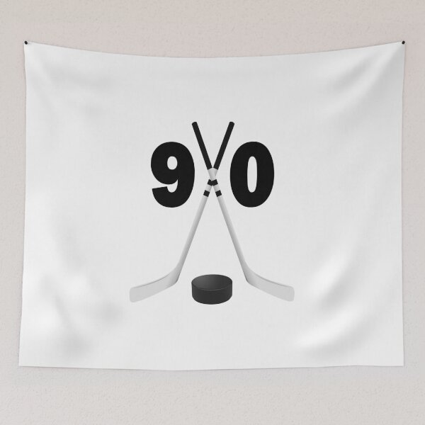 Item preview, Hockey number 90 - ninety with sticks and disc designed and sold by AllShirts21.
