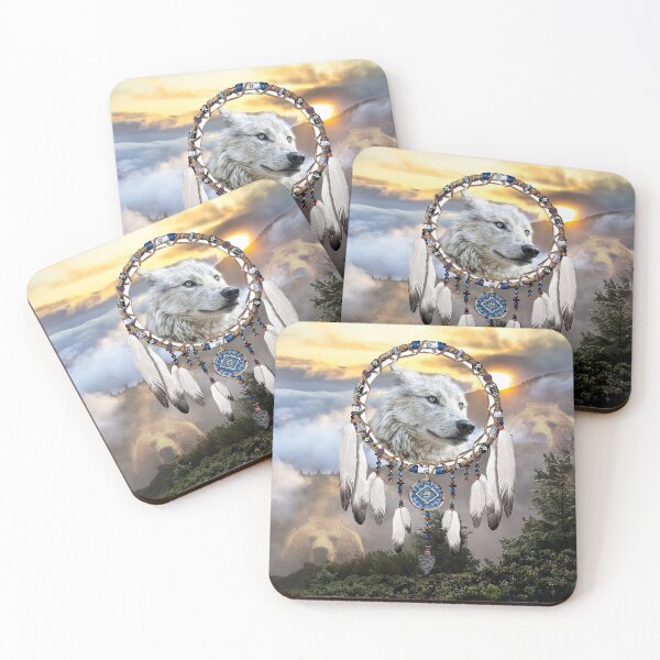 Item preview, Wolf, Bear and Dream Catcher designed and sold by Erika Kaisersot.