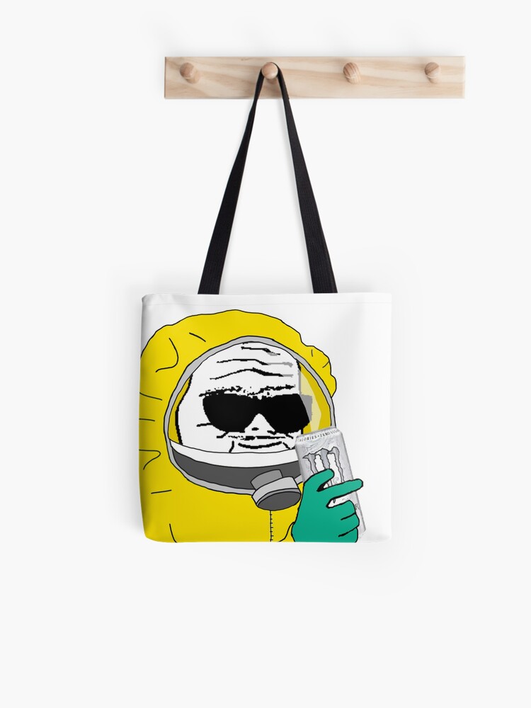 Hazmat Suit Boomer Tote Bag By Boomerusa Redbubble - hazmat suit roblox template