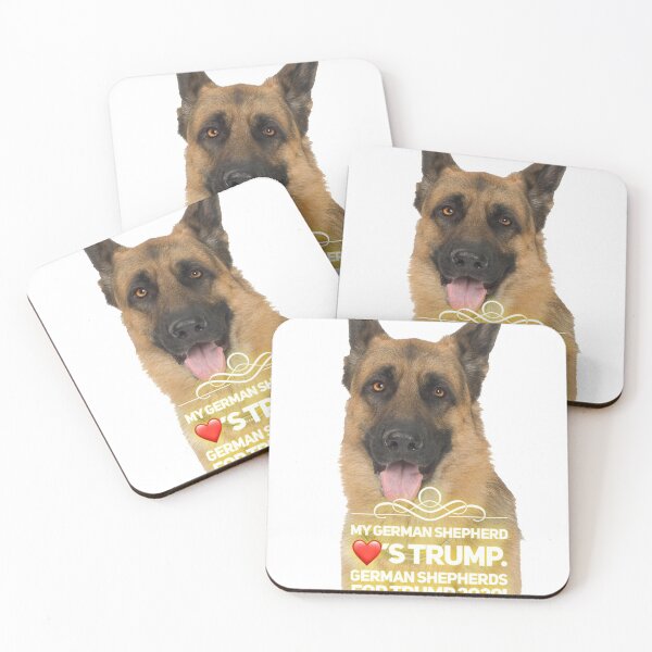 Item preview, My German Shepherd Loves Trump designed and sold by Samthenet.