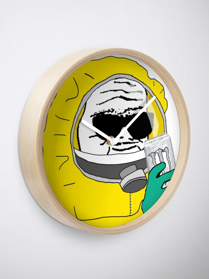 Hazmat Suit Boomer Clock By Boomerusa Redbubble - yellow hazmat suit roblox
