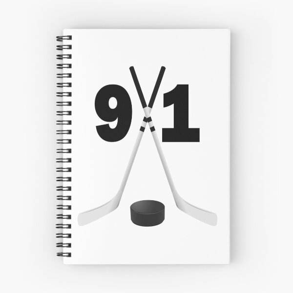Item preview, Hockey number 91 - ninety one with sticks and disc designed and sold by AllShirts21.