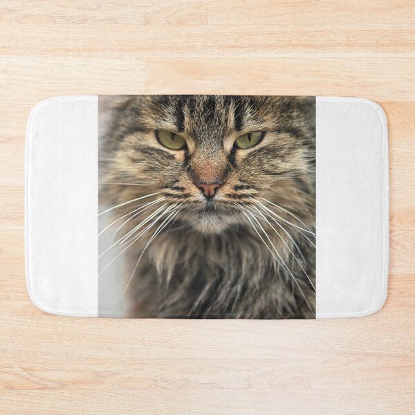 Item preview, Portrait of fluffy wild cat designed and sold by olena2552.