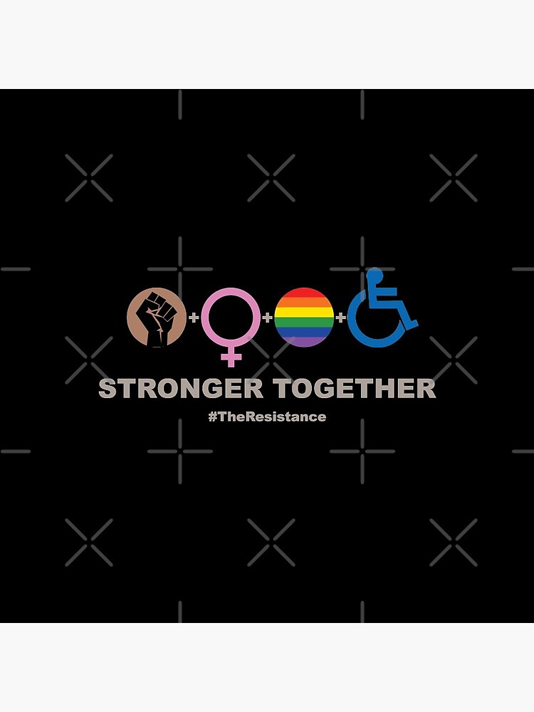 Stronger Together (V2 For Dark Fabric) by BendeBear