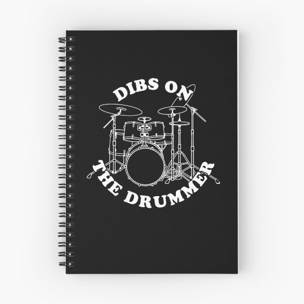 Item preview, Dibs on the Drummer  Funny Band Fan Quote designed and sold by majuga.