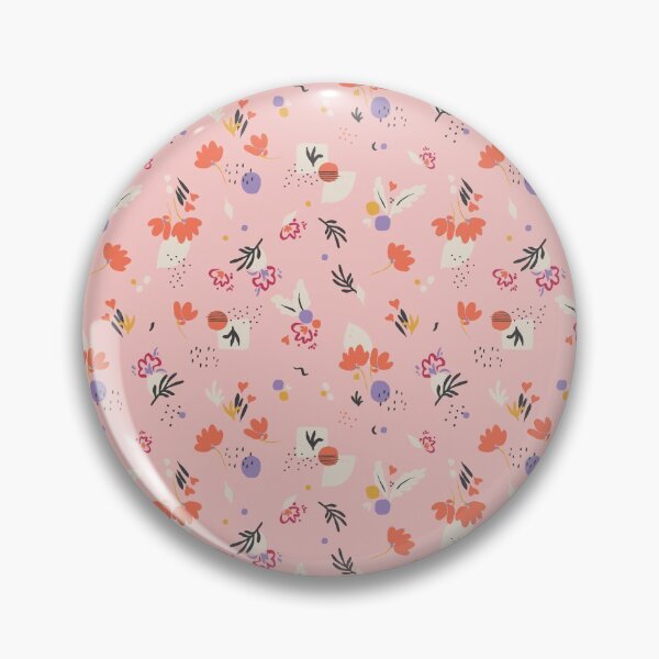 Aperçu de l'œuvre Imprimé floral abstrait rose créée et vendue par Minnie Moseley.