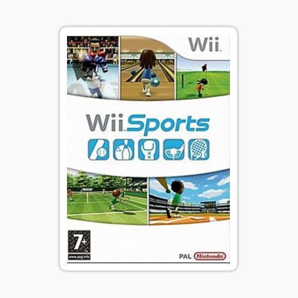 Wii Sports Stickers Redbubble - roblox wii sports