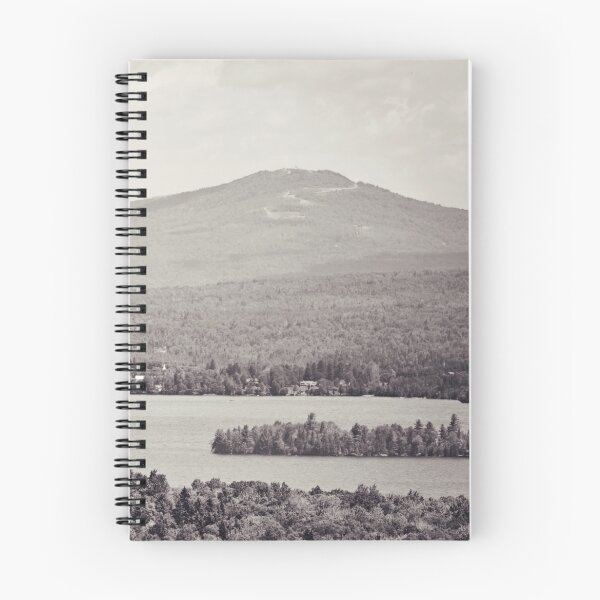 Item preview, Black and White Mountain Waterscape designed and sold by Sarah Van Geest.