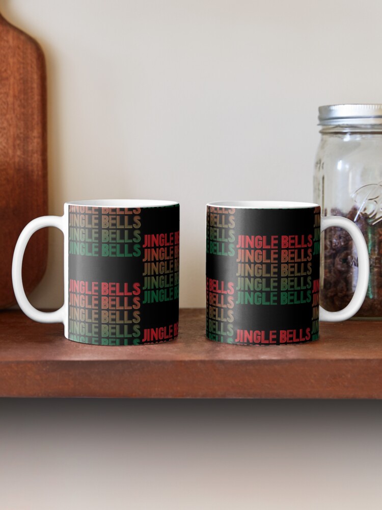 Alternate view of Jingle Bells Retro Christmas Pajama Gift. Mug