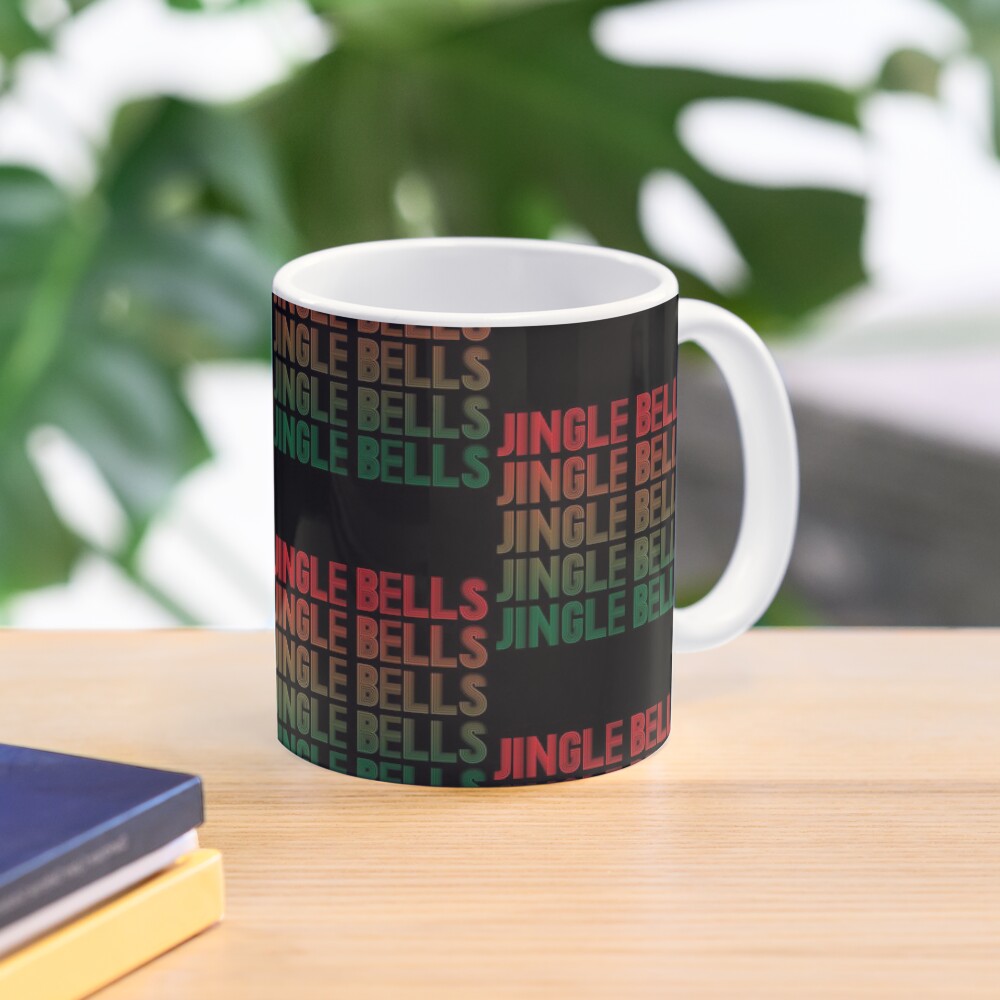 Jingle Bells Retro Christmas Pajama Gift. Mug