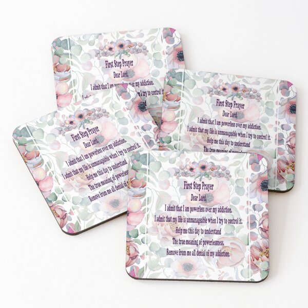 Item preview, First Step Prayer 12 Steps Addiction designed and sold by Delights.
