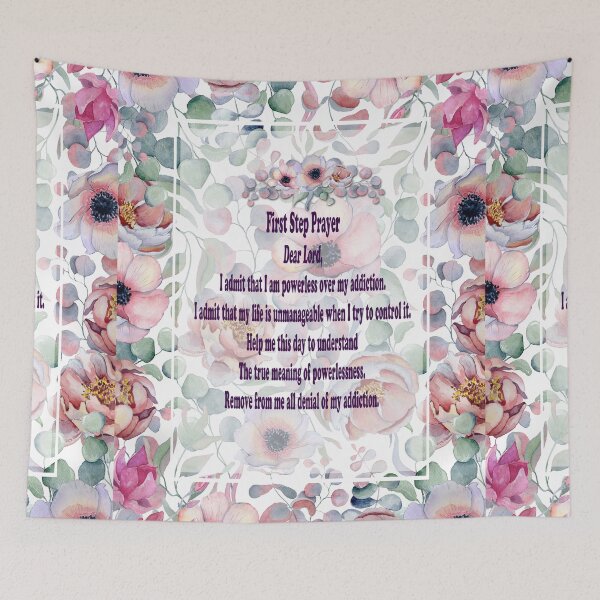 Item preview, First Step Prayer 12 Steps Addiction designed and sold by Delights.