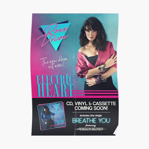 Roxi Drive - Electric Heart Album Poster Poster