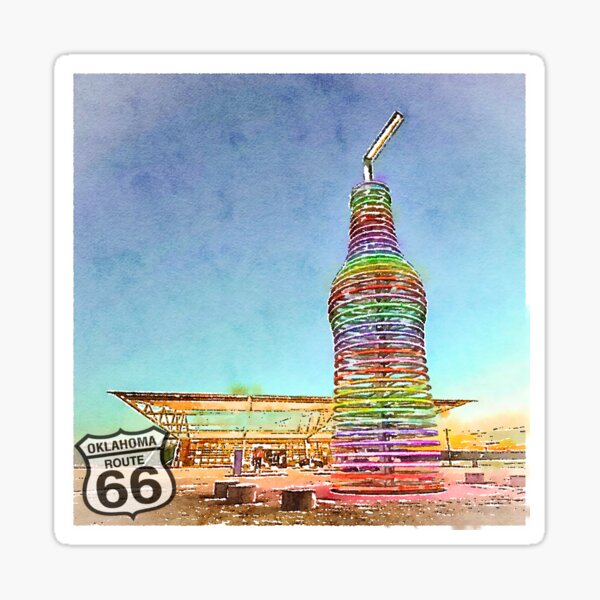 Item preview, watercolor Route 66 Pops designed and sold by conklinephotos.