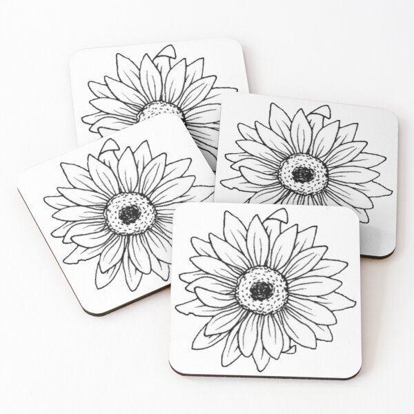 Sunflower Coasters Redbubble