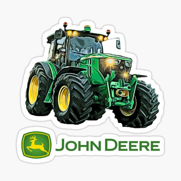 John Deere Stickers Redbubble 2332