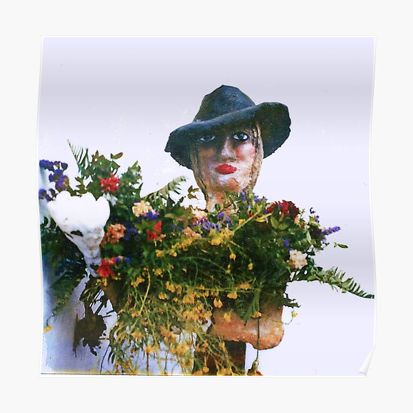 Woman with Black hat Poster