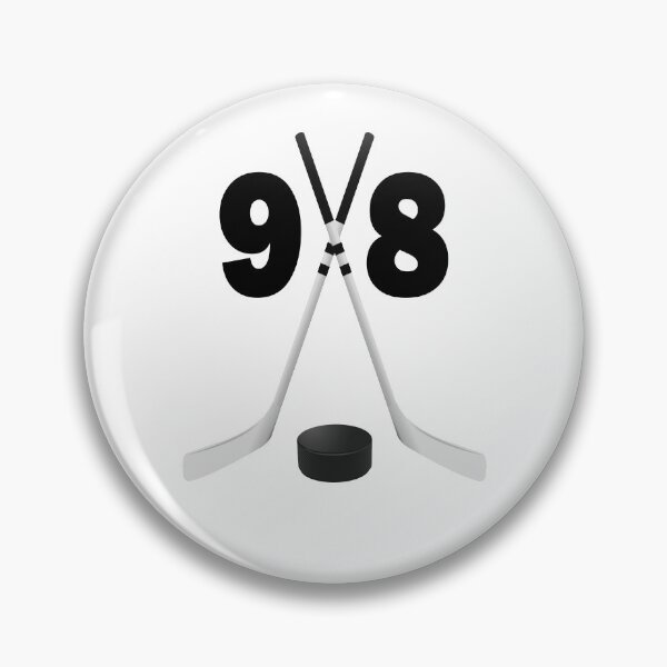 Item preview, Hockey number 98 - ninety eight with sticks and disc designed and sold by AllShirts21.