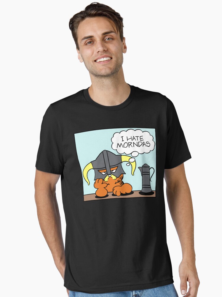 Thumbnail 1 of 7, Essential T-Shirt, The Lasagnaborn (Cyan Version) designed and sold by merimeaux.