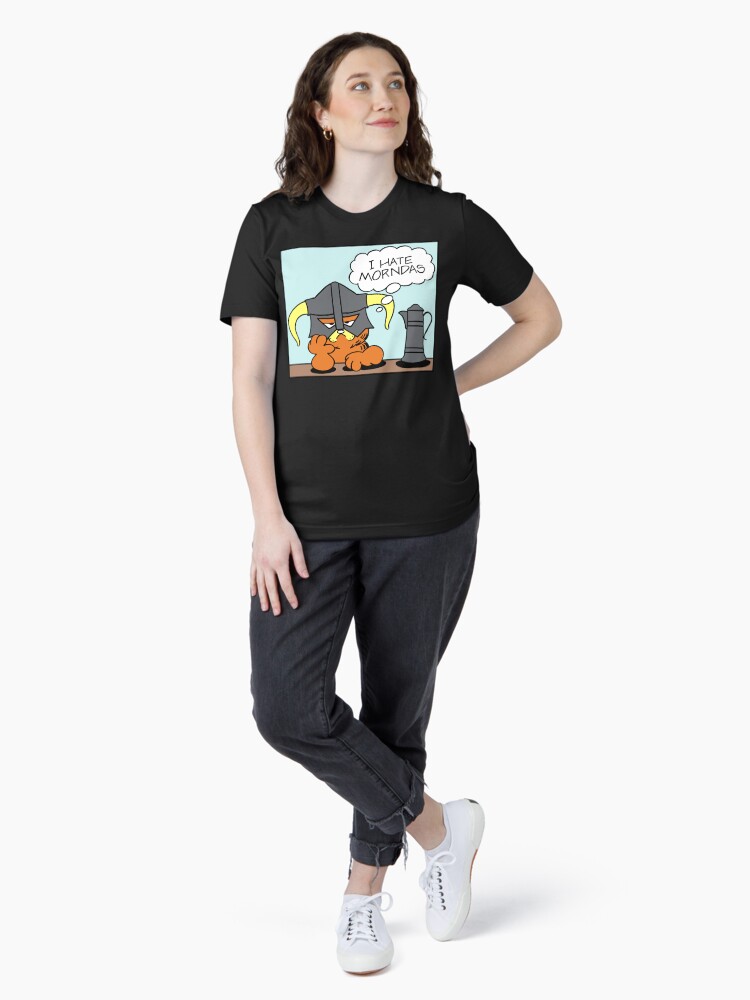 Thumbnail 4 of 7, Essential T-Shirt, The Lasagnaborn (Cyan Version) designed and sold by merimeaux.