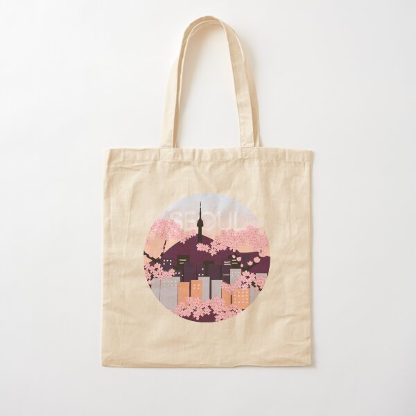 White Cherry Blossom Tote Bag