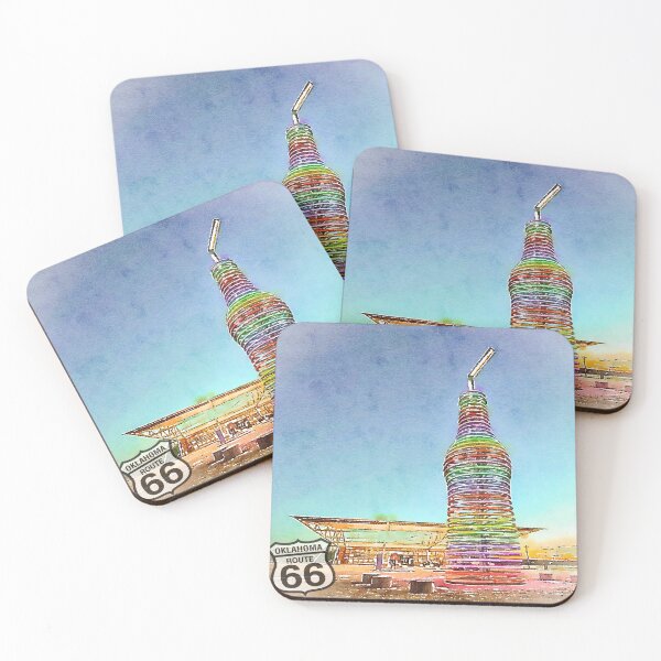 Item preview, watercolor Route 66 Pops designed and sold by conklinephotos.