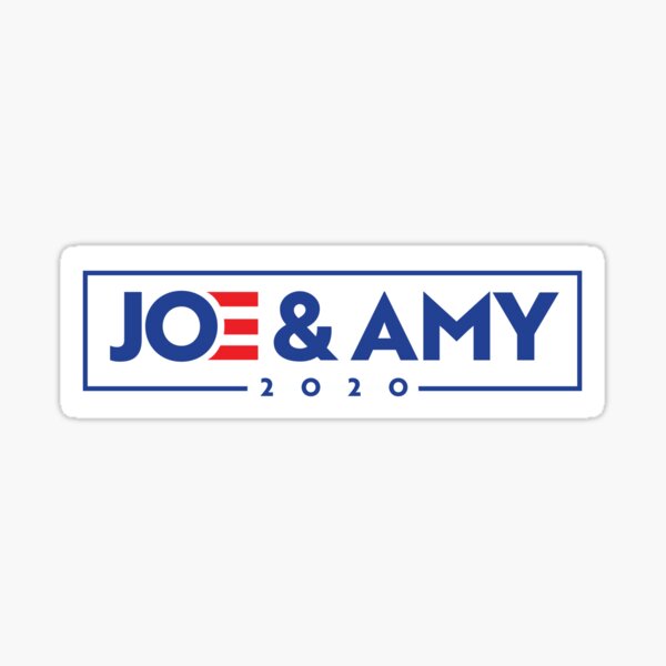 Joe & Amy 2020 Bumper Sticker Sticker