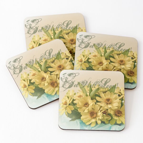 Item preview, Get Well Soon Card - Yellow Brown Eyed Susan Bouquet designed and sold by Sandra Foster.