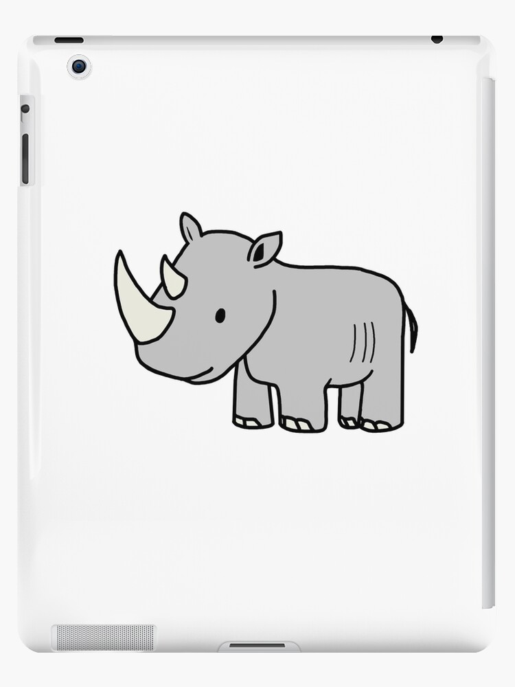 cute simple rhino\