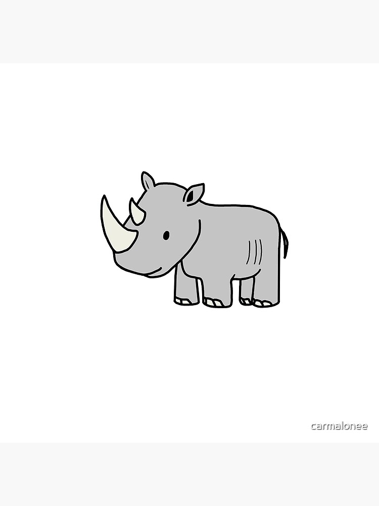 How to draw rhino easy step by step for beginners… rhino drawing step by  step easy - YouTube