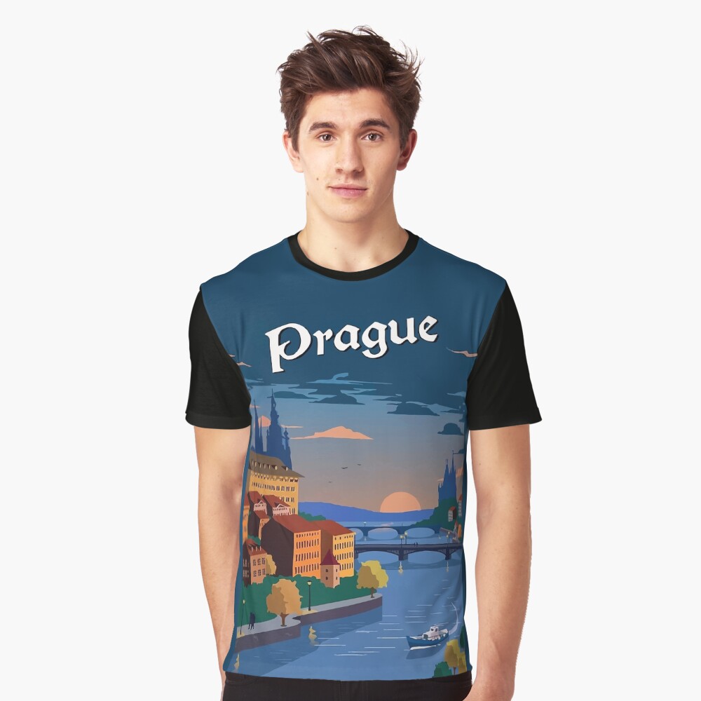 Aperçu de l'œuvre T-shirt graphique créée et vendue par digitalvintage.