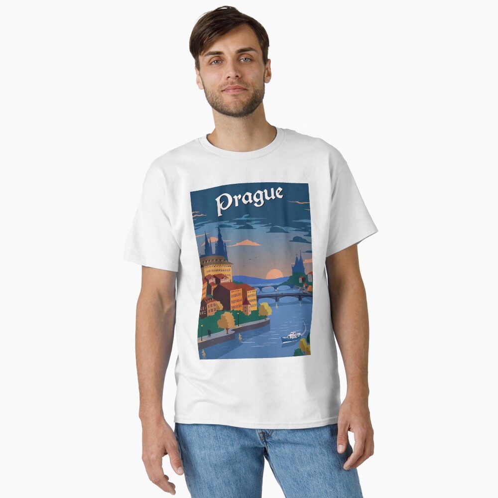 Aperçu de l'œuvre T-shirt classique créée et vendue par digitalvintage.
