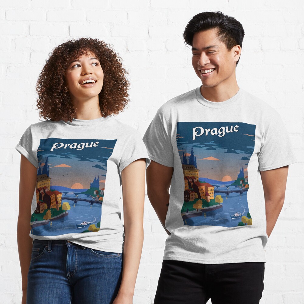 Aperçu de l'œuvre T-shirt classique créée et vendue par digitalvintage.