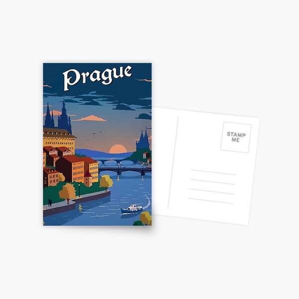 Item preview, Vintage Prague Czech Republic Travel designed and sold by digitalvintage.