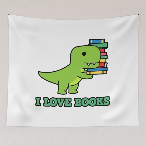 Item preview, I love Books T-Rex designed and sold by nmdesigns1.