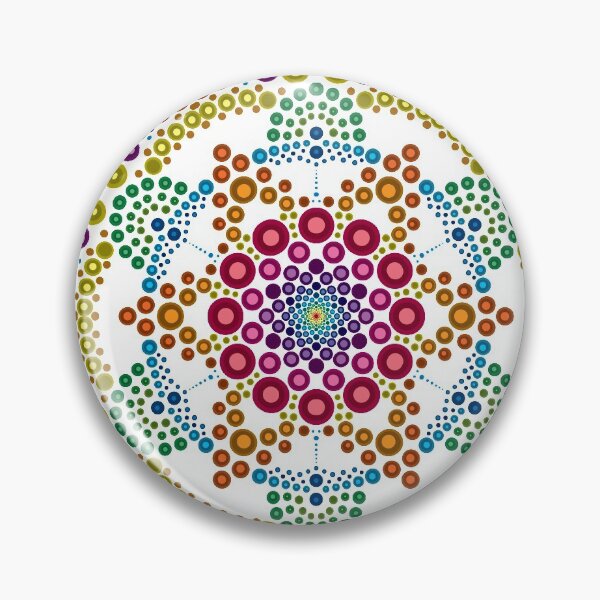 Item preview, Rainbow 8 point star mandala art print designed and sold by legacyholistic.