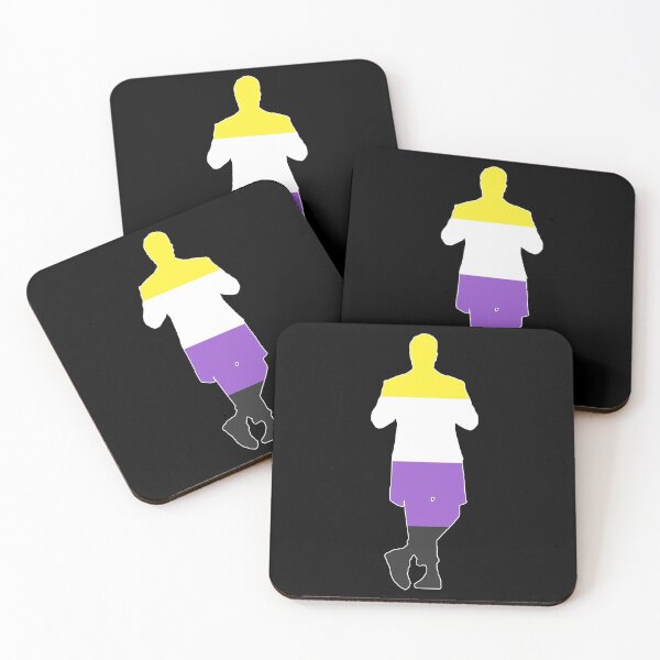 Item preview, The Master Silhouette - Non-Binary (White Frame) designed and sold by gallifreystede.