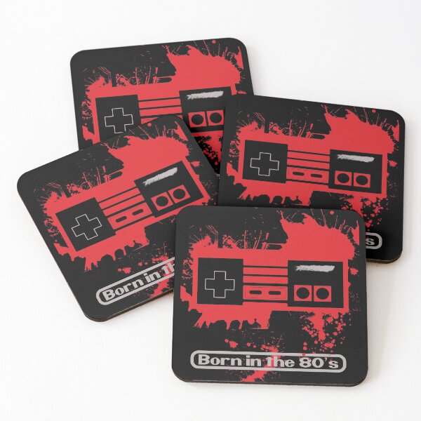 Item preview, Born in the 80's red controller designed and sold by Byfab.