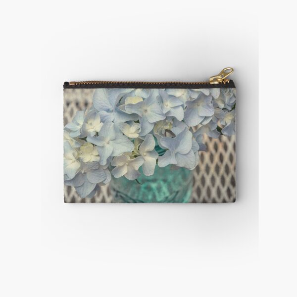 Item preview, Still Life Pale Blue Hydrangea Flowers designed and sold by Virginia Sanderson.