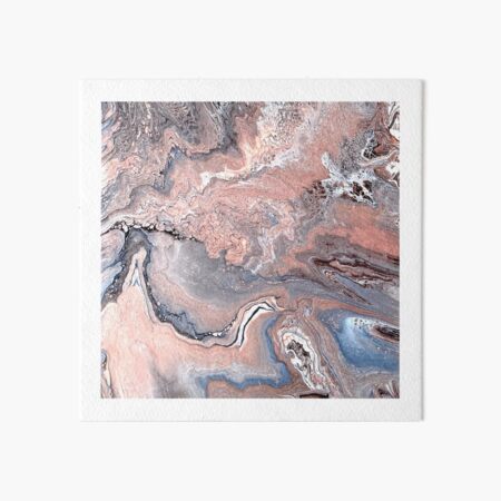 Rose Gold Galactica Art Board Print