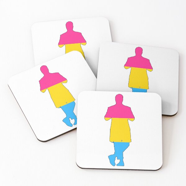 Item preview, The Master Silhouette - Pansexual (Black Frame) designed and sold by gallifreystede.