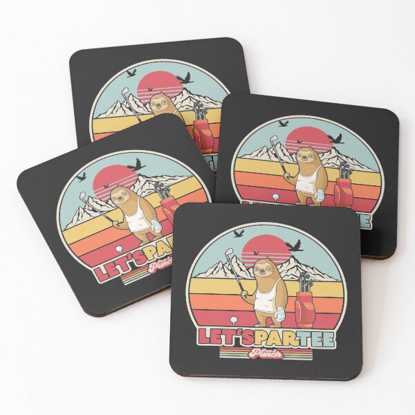 Item preview, Funny Golf Sloth Design. Retro Style, Let's Par Tee Product designed and sold by PackAPunch.