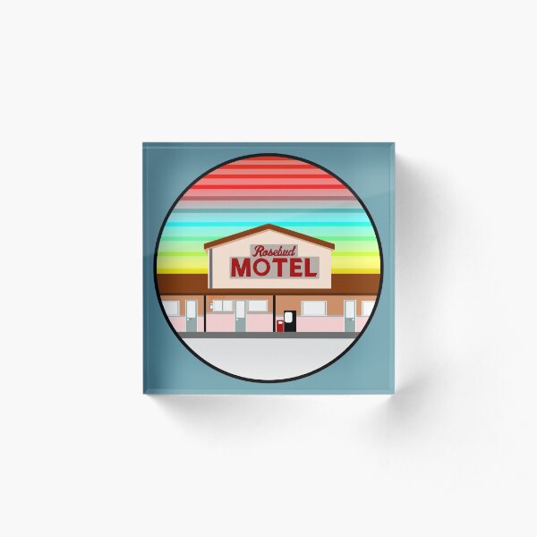 ROSEBUD MOTEL SCHITT'S CREEK Acrylic Block