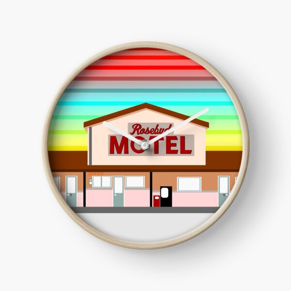 ROSEBUD MOTEL SCHITT'S CREEK Clock