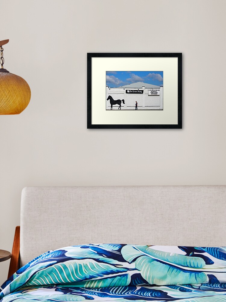 The Stone Pony Framed Art Print By Shutterbug520 Redbubble