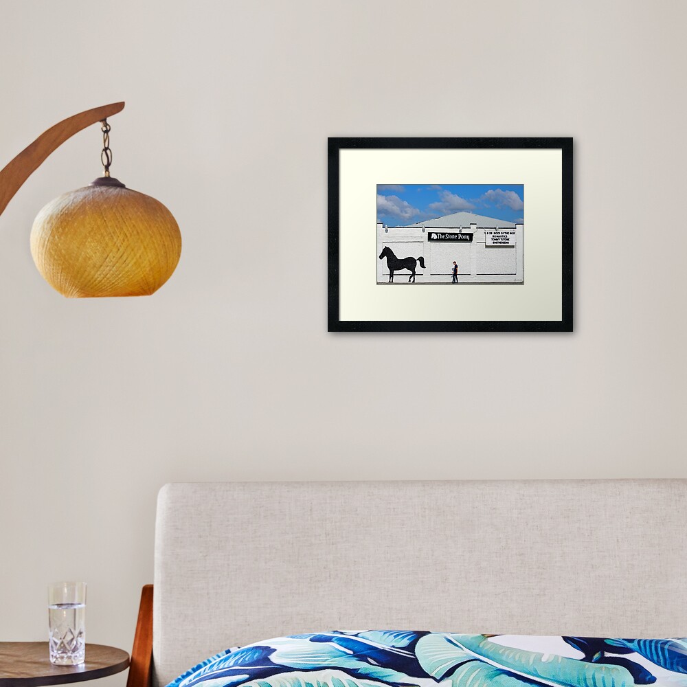 The Stone Pony Framed Art Print By Shutterbug520 Redbubble