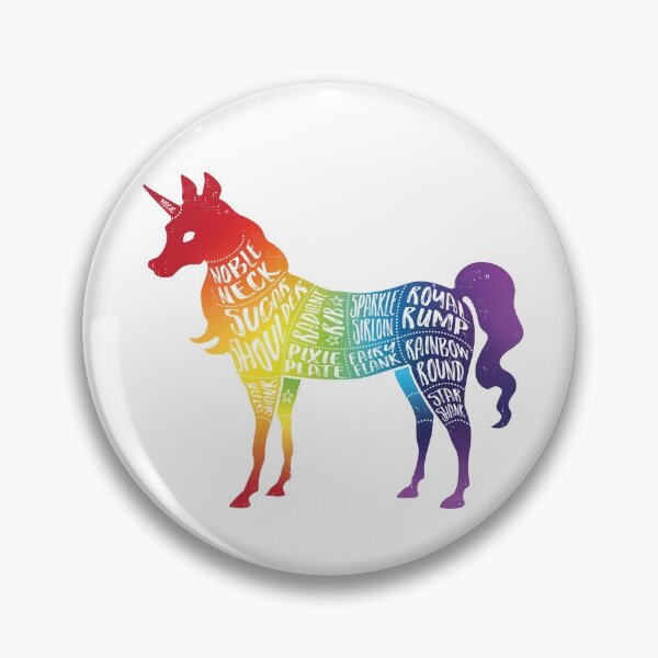 Item preview, Rainbow Unicorn - Fantasy Butcher - Cuts of Meat designed and sold by AliceQuinn.