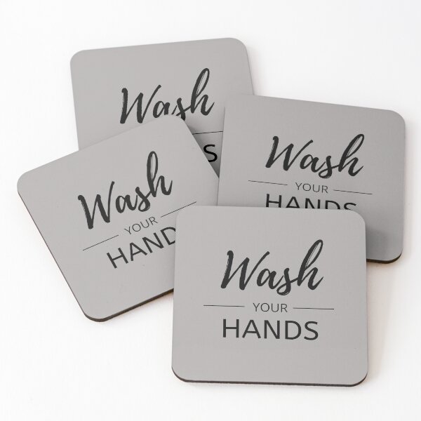 Item preview, Wash Your Hands - Black designed and sold by ryanwfraser.