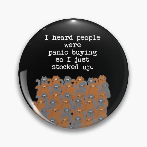 Item preview, CoronaVirus COVID-19 Panic Buy Cats designed and sold by fairchildart.